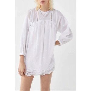 UO White Babydoll Romper